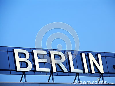 Sky over Berlin Stock Photo