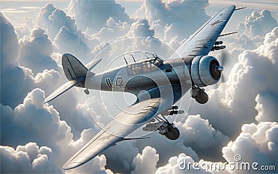 Sky Sentinels: The Enduring Legacy of WW II Aircraft. Stock Photo