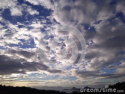 Sky Before Sinset Stock Photo