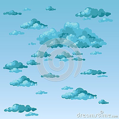 The sky and storm clouds. Stock Photo