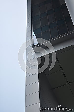 Sky Terrace Facade Stock Photo