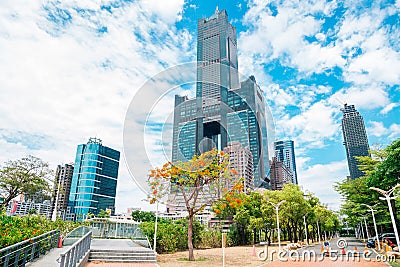 85 sky tower modern building in Kaohsiung, Taiwan Editorial Stock Photo