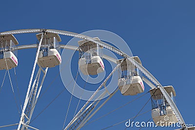 Sky view ride and attraction Weston-super-Mare Editorial Stock Photo