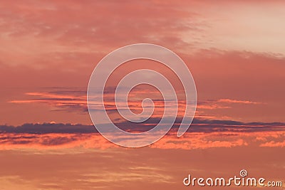 Sky whit clouds and sunrise sunset. Stock Photo