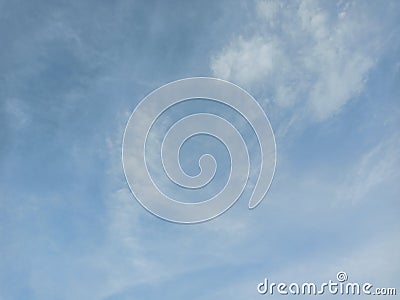 The sky with white cloud Stock Photo