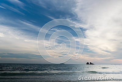 Sky white piece is formed beautifully , Stock Photo