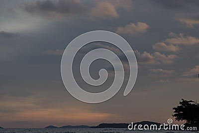 Sky white piece is formed beautifully , Stock Photo