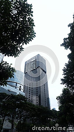 Skycrapper in Jakarta Editorial Stock Photo