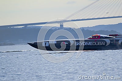 SkyDive Dubai, Swedish Grand Prix 2010 Editorial Stock Photo