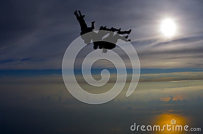 Skydive Stock Photo