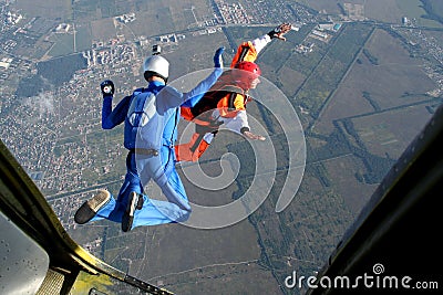 Skydive Editorial Stock Photo