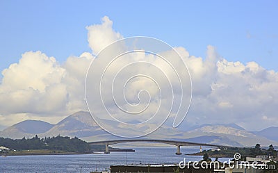 Skye Bridge, Joining Isle of Skye to Mainland, Scotland Stock Photo