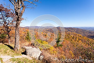 Skyland Fall Shenandoah National Park Virginia USA Stock Photo