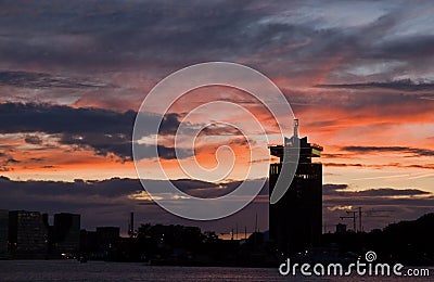 Skyline Amsterdam Stock Photo