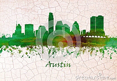 Austin Texas skyline Stock Photo