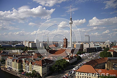 Skyline Berlin Editorial Stock Photo