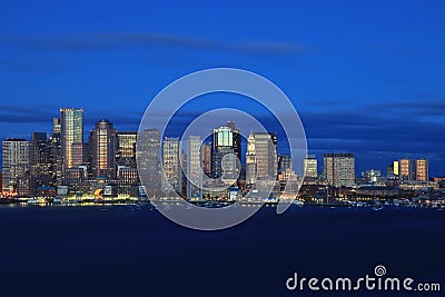 Skyline Boston Stock Photo