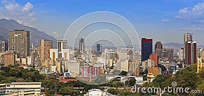 Skyline of Caracas. Venezuela Stock Photo