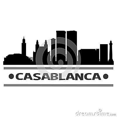 Casablanca Icon Vector Art Design Vector Illustration