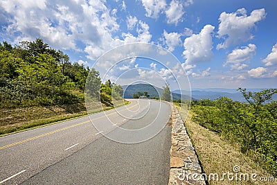 Skyline Drive, Shenandoah National Park Stock Photo