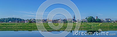 Skyline of Nijmegen, The Netherlands Stock Photo