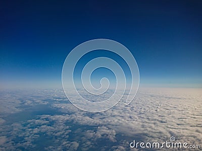 Sky at high altitude Stock Photo