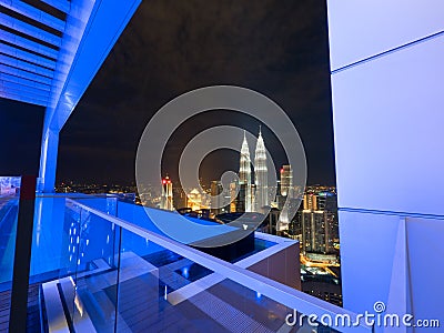 Skyline of Kuala Lumpur Stock Photo