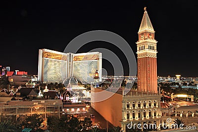 Skyline of las vegas Editorial Stock Photo