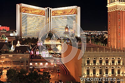 Skyline of las vegas Editorial Stock Photo