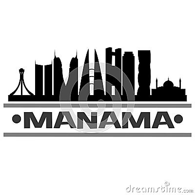 Manama Icon Vector Art Design Vector Illustration