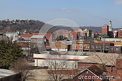 Skyline of Marietta Stock Photo