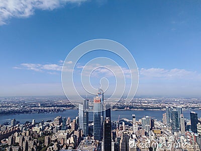 skyline newyork Sea city sky Editorial Stock Photo