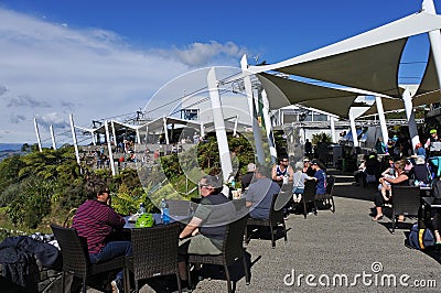 Skyline Rotorua New Zealand Editorial Stock Photo