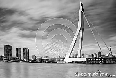 Skyline Rotterdam Editorial Stock Photo