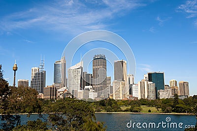 Skyline Sydney Editorial Stock Photo