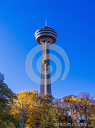 Skylon Tower under Blue Sky Editorial Stock Photo