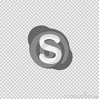 Skype logo icon Vector Illustration