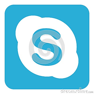 Skype logo icon Vector Illustration