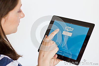 Skype Editorial Stock Photo