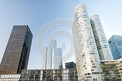 Skyscraper buildings in la defense, paris Editorial Stock Photo