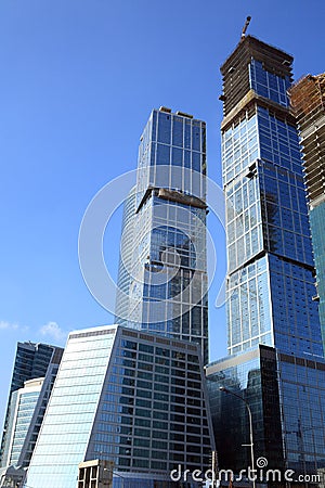 Skyscraper develop Stock Photo