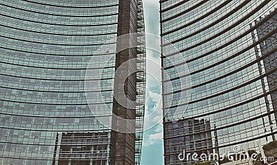 Skyscraper in Milan italy Stock Photo