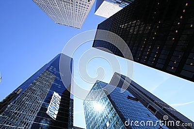 Skyscraper of New-York. Stock Photo