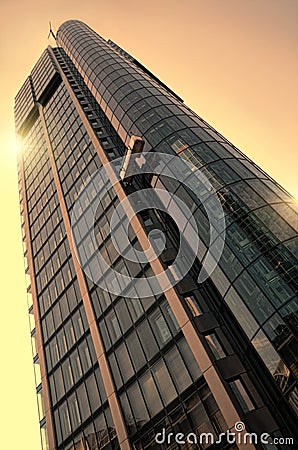 Skyscraper in perspective Stock Photo