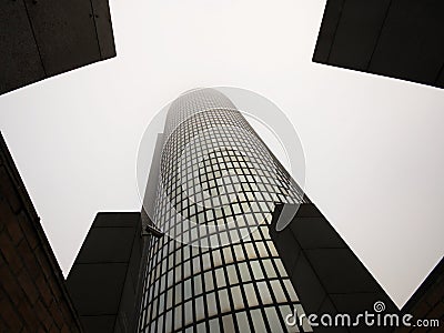 Skyscraper Rising To The Sky Stock Photo