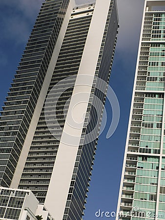 Skyscrapers dowtown miami Stock Photo