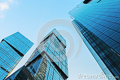 Skyscrapers Moscow Stock Photo