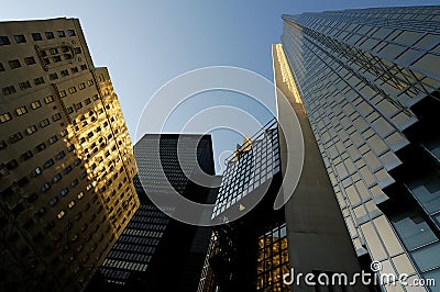 Skyscrapers Up Stock Photo
