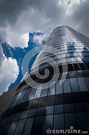 Skytower wroclaw, Poland Stock Photo