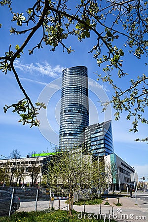 SkyTower in Wroclaw Stock Photo
